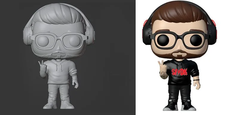 Funko personalizado con cascos gaming HyperX